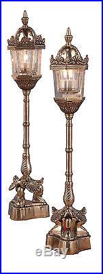 Tuscan St/2 Antique Silver FinishTriPod Tealight Candleholder
