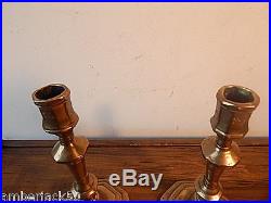 Vintage Brass/bronze Sarreid Ltd Candle Holders International Sale