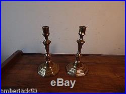 Vintage Brass/bronze Sarreid Ltd Candle Holders International Sale