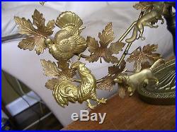 Vintage Petites Choses Brass Tree Candle Holder Dresden Animals Christmas