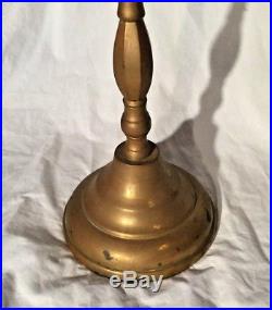 Vintage Antique Brass Bronze Candelabra Ornate 7 Candles Heavy Candle Church