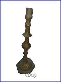 Vintage Antique Brass Candlesticks Lot Candle Holders Mediterranean Brass 9-16