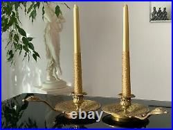 Vintage/Antique Two Brass Candleholders