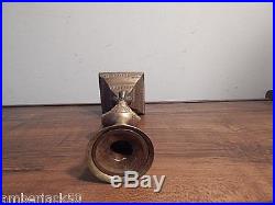 Vintage Art Deco Bronze/brass 4 Rams Heads Candle Holder Nice International Sale