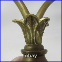 Vintage Art Nouveau Candle stick holder METAL weighted base Candelabra