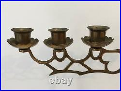 Vintage Brass 7 arms Candelabra Candle Holder, 19 1/2 Tall x 17 Widest