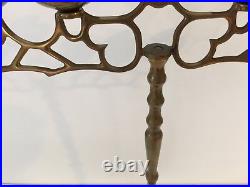 Vintage Brass 7 arms Candelabra Candle Holder, 19 1/2 Tall x 17 Widest