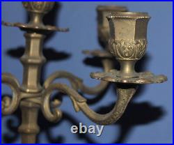 Vintage Brass Candle Holder Candelabra