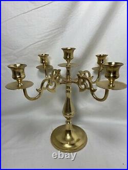 Vintage Brass Candle Holder Lot Candlestick Candelabra Events Parties Wedding 20