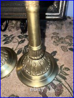 Vintage Brass Candle Holder solid