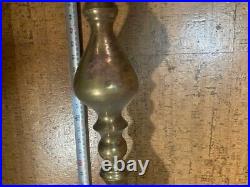 Vintage Brass Floor Candle Holder 52 Fireplace Prayer Candle