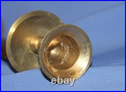 Vintage Brass Spiral Candle Holder Candlestick