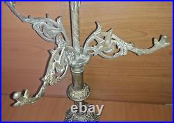 Vintage Candelabra Brass, ? Antique handmade Candle Hold? French 1800s Orthodox