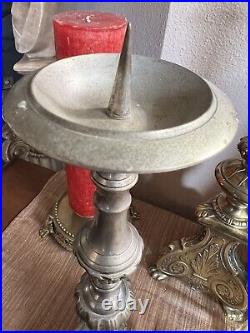 Vintage Candle Holder Brass Early Century Italian Gitwood