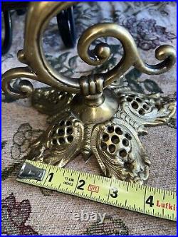 Vintage Candle Holder Heavy Solid Brass Candlestick