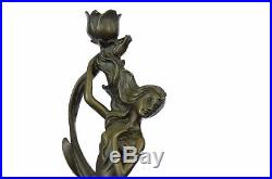 Vintage French Empire Brass Bronze Kassin Candle Holder Candelabra Hot Cast EXL
