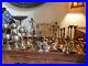 Vintage Mixed Metal Lot 40 Candlesticks Holders Decor Wedding Candelabra Brass