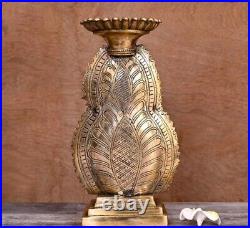Vintage brass candle holders /BRASS GAUTAM BUDDHA CANDLE HOLDER (11.8 INCH)