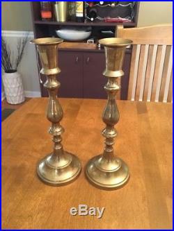 Vintage brass candlesticks lot (41) perfect for centerpieces