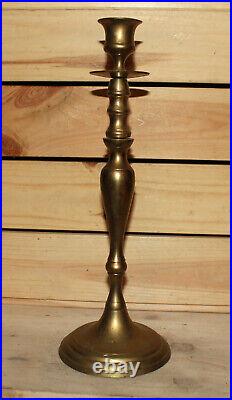 Vintage hand made brass candlestick
