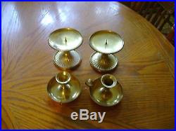 Vintage to Brass Candlestick Holders Mixed Lot of 88 Wedding Craft Decor