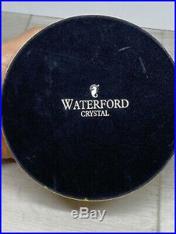 WATERFORD Crystal Brass WYNDUM HURRICANE LAMP CANDLE HOLDER 12